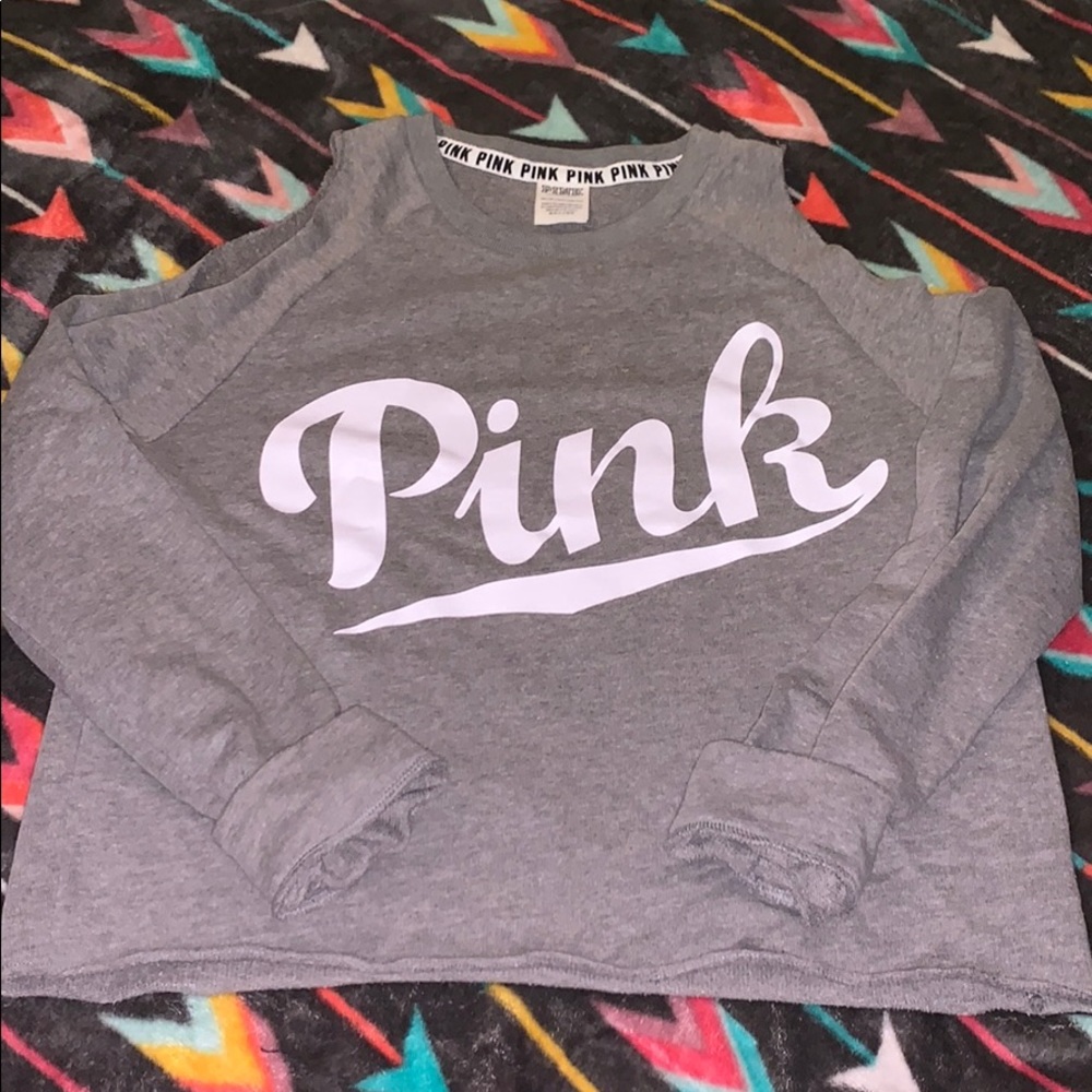 VS PINK cropped sweatshirt